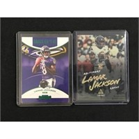 Two Lamar Jackson Rookie Cards