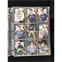 10 Boston Red Sox Minor League Sets In Binder
