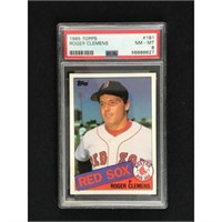 1985 Topps Roger Clemens Rookie Psa 8