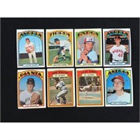 Over 100 1972 Topps Baseball Cards