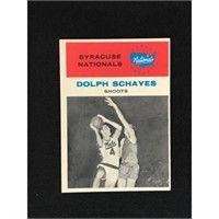 1961 Fleer Dolph Schayes In Action Hof