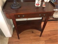 Cherry Console Table (32" W  x 16" X 30" T)