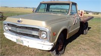 1969 CHEVY ONE TON 350 PICKUP - PARTS ONLY .....