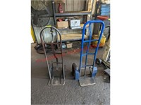 2 Carts, (1 Missing Wheel)