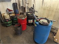 Oil Pans, Barrels, Fluids