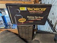 Monroe Shocks Sign, Hardware Organizer