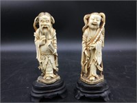 Carved Ivory Statues