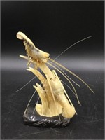 Carved Horn Shrimp