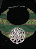Ancient Talisman Pendant w/hand of Fatima Silver