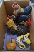 Box of roosters