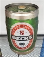 Empty Bubba Can - Beck's beer