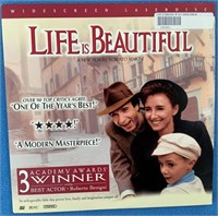 LaserDisc - Life Is Beautiful Roberto Benigni and