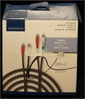 25' stereo audio cable (RCA)