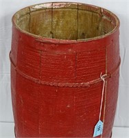 RED WOODED NAIL KEG18" TALL