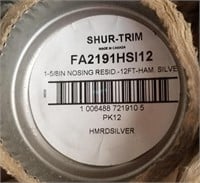 Shur-Trim FA2191HSI12 aluminum stair nosing - 12pk