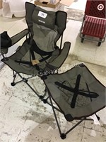 xgear camping chair with side table