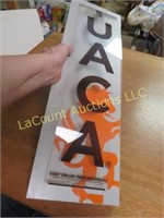 TUACA acrylic curved bar sign neat piece
