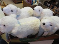 4 polar bear plush bears new w tags Lauren Conrad