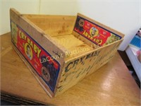 vintage Cry Baby fruit crate