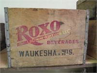 Vintage Roxo Waukesha Beverages Crate