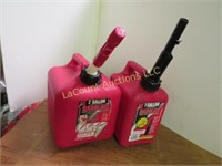 2 small gas cans good condition