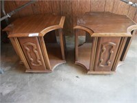 Mid-Century End Tables approx 20" x 20 x" 16" tall