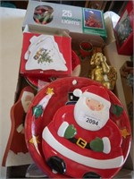 Christmas Plates, Candy Dishes, Lights & more