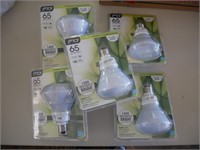 NIP 65 Watt Light Bulbs - Lot of 5