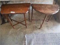 Vintage Wall / Half Tables - Lot of 2
