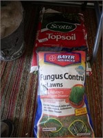 Bayer Lawn Fungus Control & Scotts Topsoil