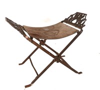 Wrought Iron Folding Chair