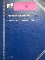 JEFFERSON NICKEL ALBUM 38 DIFFERENT COINS