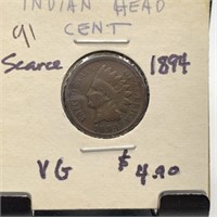 1894 INDIAN HEAD PENNY/ CENT