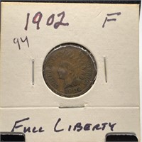 1902 INDIAN HEAD PENNY/ CENT