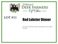 Red Lobster Dinner