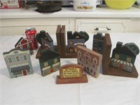 The Cat's Meow Wooden Stores and Bookends