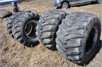 4ct - 640/22.5 Tires on Bud Rims