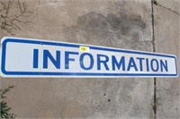 Information Sign 6 1/2 ft.