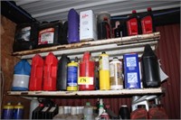 Shelf of Garage Oil