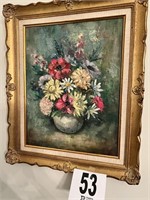 Framed Oil Painting (Signed) (DR)