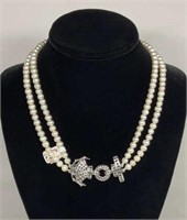 288 ct Pearls & Sapphire Necklace