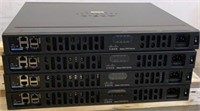 (4) Cisco Network Routers
