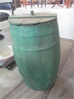 Green Barrel with Lid