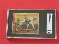 1933 Goudey Roger Hornsby Rookie Card SGC 1