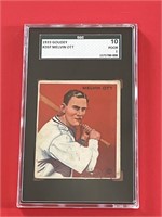 1933 Goudey Mel Ott Card #207 SGC 1