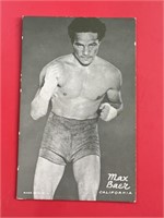 1930's Max Baer Boxing Exhibit Card