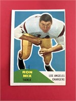 1960 Fleer Ron Mix Rookie Card #118