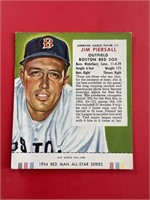 1954 Red Man Jim Piersall w/ Tab Red Sox