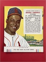 1955 Red Man Brooks Lawrence w/ Tab