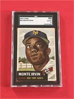 1953 Topps Monte Irvin Card #62 SGC 4